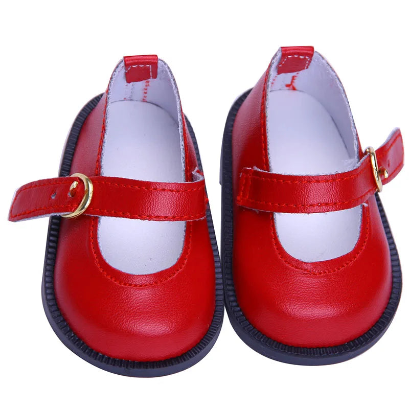 Classic Mary-Jane Shoes for 18 in Dolls