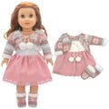 Pink Winter Outfit Set for 18 in Dolls