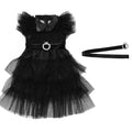 Black Tulle "Wednesday" Inspired Dress for 18 Inch Dolls