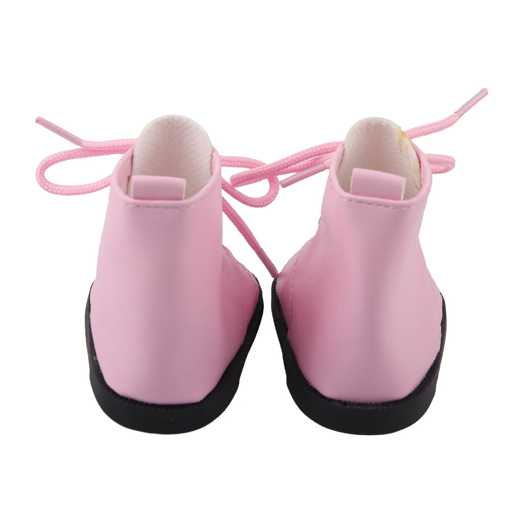 Lace Up Boots for 18 in Dolls