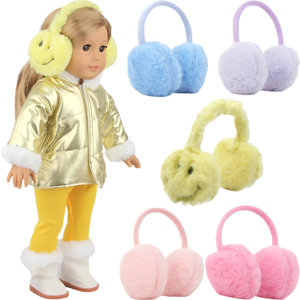 Fluffy Earmuffs for 18 in Dolls