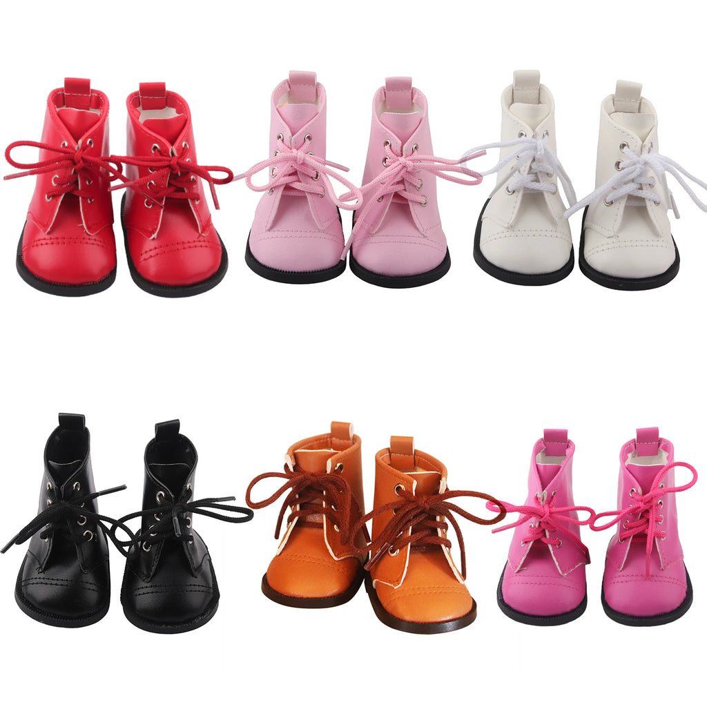 Lace Up Boots for 18 in Dolls