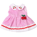 Pretty Pinstripe Cherry Dress for 18 in Dolls