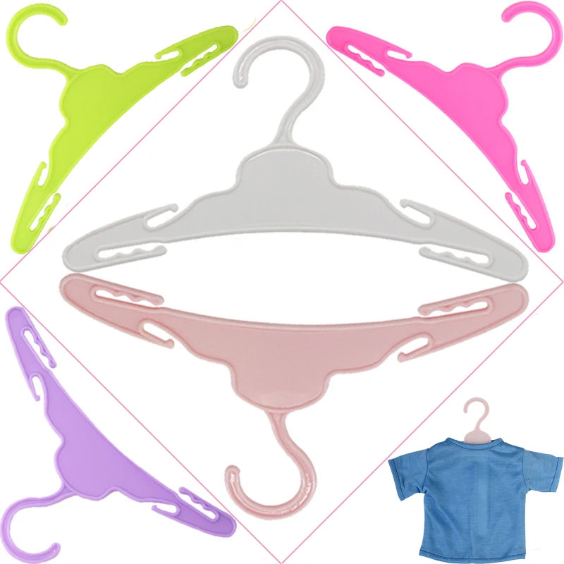 Plastic Hangers Packs for 18 in Dolls