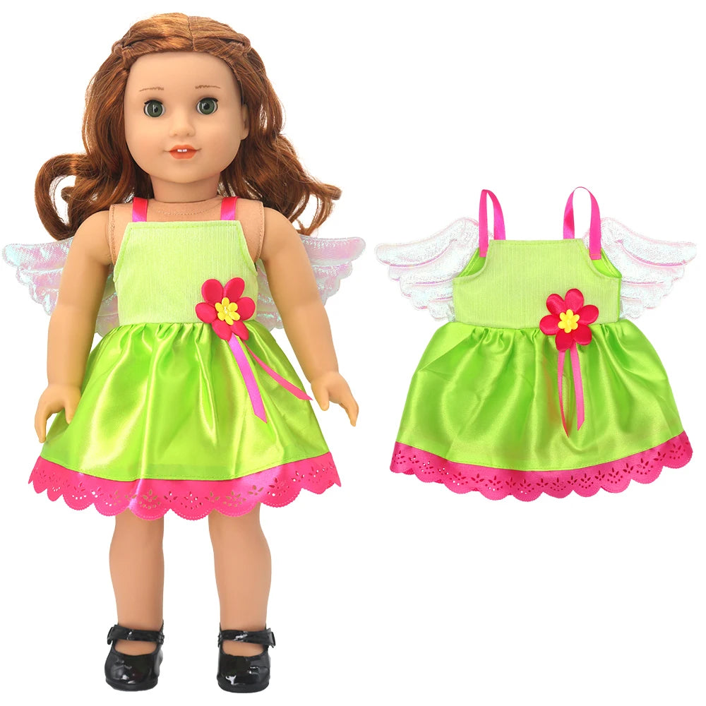 Playtime Angel Dress for 18 in Dolls