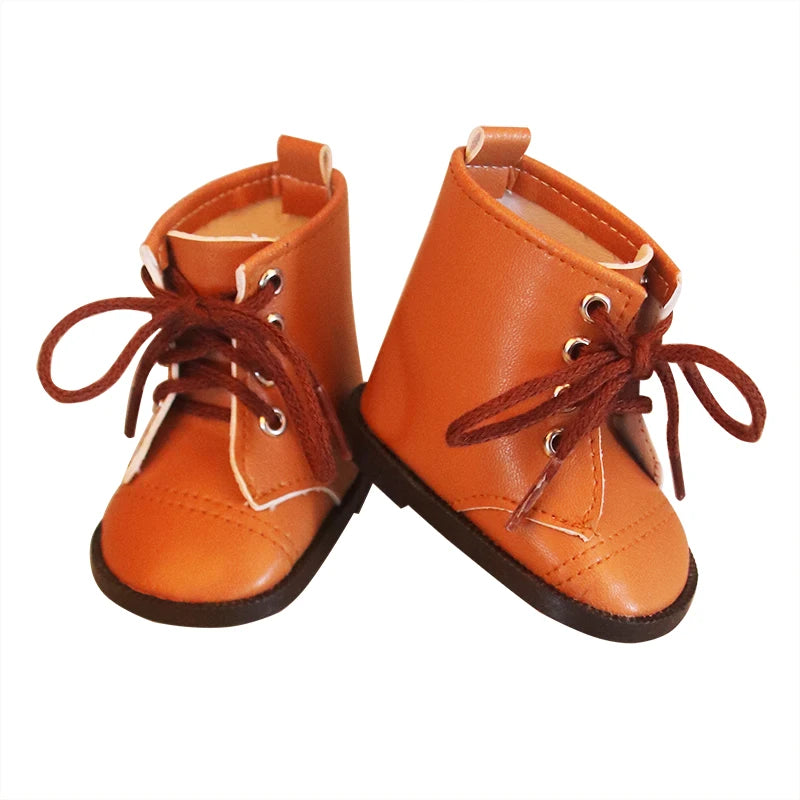 Lace Up Boots for 18 in Dolls